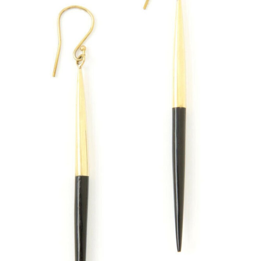 Kenyan Brass Javelin Earrings
